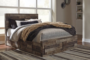Derekson Bed with 6 Storage Drawers - Bed - Half Price Furniture