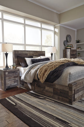 Derekson Bed with 4 Storage Drawers - Bed - Half Price Furniture