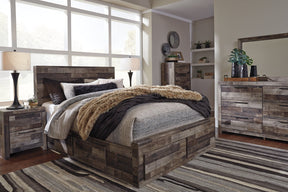 Derekson Bed with 4 Storage Drawers - Bed - Half Price Furniture
