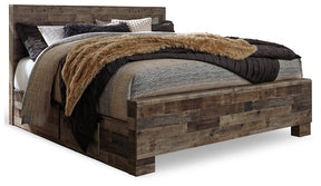 Derekson Bed with 2 Storage Drawers - Bed - Half Price Furniture