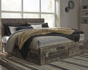 Derekson Bed with 4 Storage Drawers - Bed - Half Price Furniture
