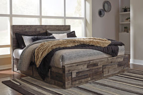 Derekson Bed with 6 Storage Drawers - Bed - Half Price Furniture