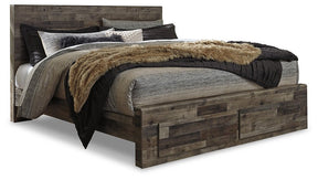 Derekson Bed with 2 Storage Drawers - Bed - Half Price Furniture