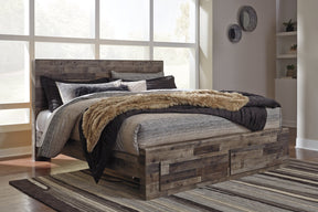 Derekson Bed with 2 Storage Drawers - Bed - Half Price Furniture