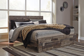 Derekson Bed with 2 Storage Drawers - Bed - Half Price Furniture