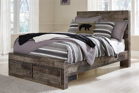 Derekson Bed with 2 Storage Drawers - Half Price Furniture