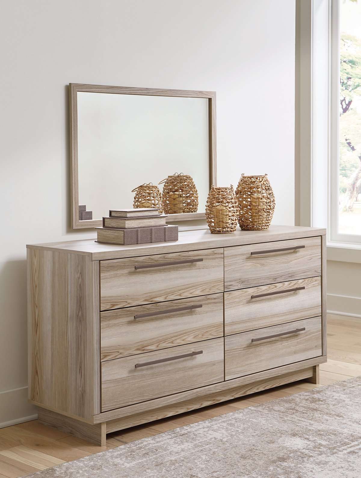 Hasbrick Dresser and Mirror - Half Price Furniture
