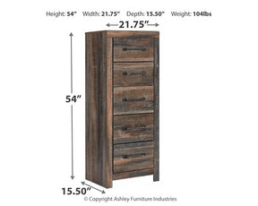 Drystan Narrow Chest - Chest - Half Price Furniture