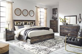 Drystan Bed with 2 Storage Drawers Half Price Furniture