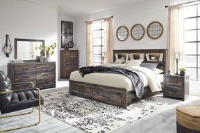 Drystan Bed with 2 Storage Drawers - Bed - Half Price Furniture