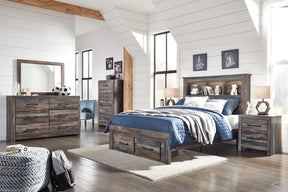 Drystan Bed with 2 Storage Drawers - Bed - Half Price Furniture