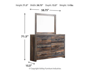 Drystan Dresser and Mirror - Dresser and Mirror - Half Price Furniture