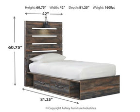 Drystan Bed with 2 Storage Drawers Half Price Furniture