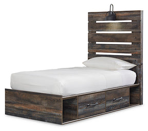 Drystan Bed with 4 Storage Drawers - Half Price Furniture