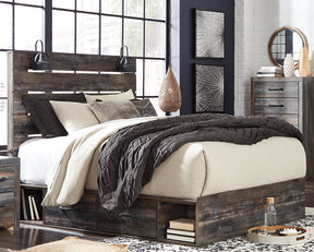 Drystan Bed with 2 Storage Drawers Half Price Furniture