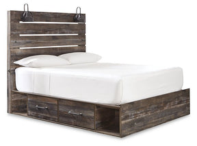 Drystan Bed with 4 Storage Drawers Half Price Furniture