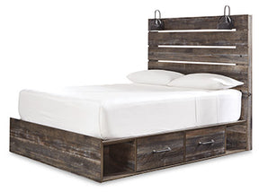 Drystan Bed with 4 Storage Drawers Half Price Furniture