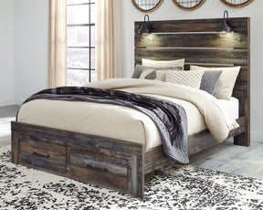 Drystan Bed with 2 Storage Drawers Half Price Furniture