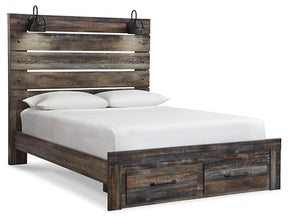 Drystan Bed with 2 Storage Drawers Half Price Furniture