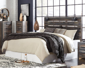 Drystan Bed with 2 Storage Drawers - Bed - Half Price Furniture