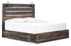 Drystan Bed with 4 Storage Drawers Half Price Furniture