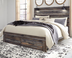 Drystan Bed with 2 Storage Drawers Half Price Furniture