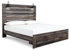 Drystan Bed with 2 Storage Drawers Half Price Furniture