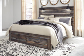 Drystan Bed with 2 Storage Drawers Half Price Furniture