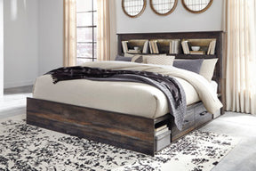 Drystan Bed with 2 Storage Drawers Half Price Furniture