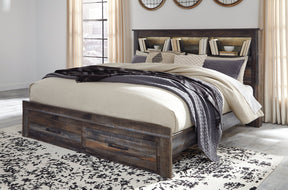 Drystan Bed with 2 Storage Drawers - Bed - Half Price Furniture