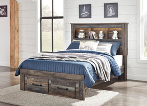Drystan Bed with 2 Storage Drawers - Bed - Half Price Furniture