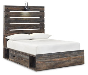Drystan Bed with 2 Storage Drawers Half Price Furniture