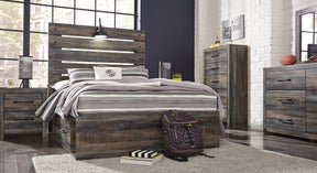Drystan Bed with 4 Storage Drawers Half Price Furniture