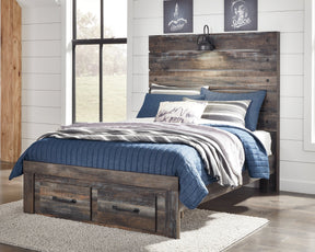 Drystan Bed with 2 Storage Drawers Half Price Furniture