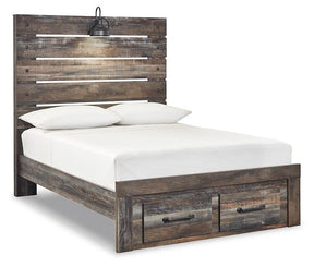Drystan Bed with 2 Storage Drawers Half Price Furniture