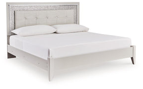Zyniden Upholstered Bed Half Price Furniture