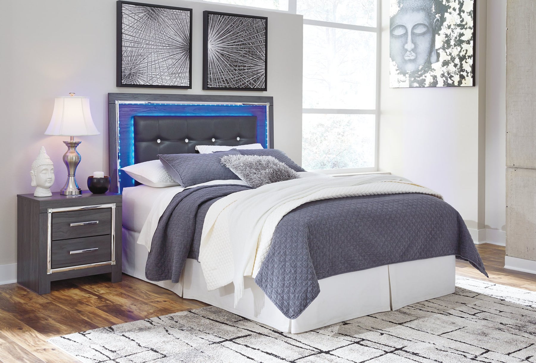 Lodanna Bed with 2 Storage Drawers - Half Price Furniture