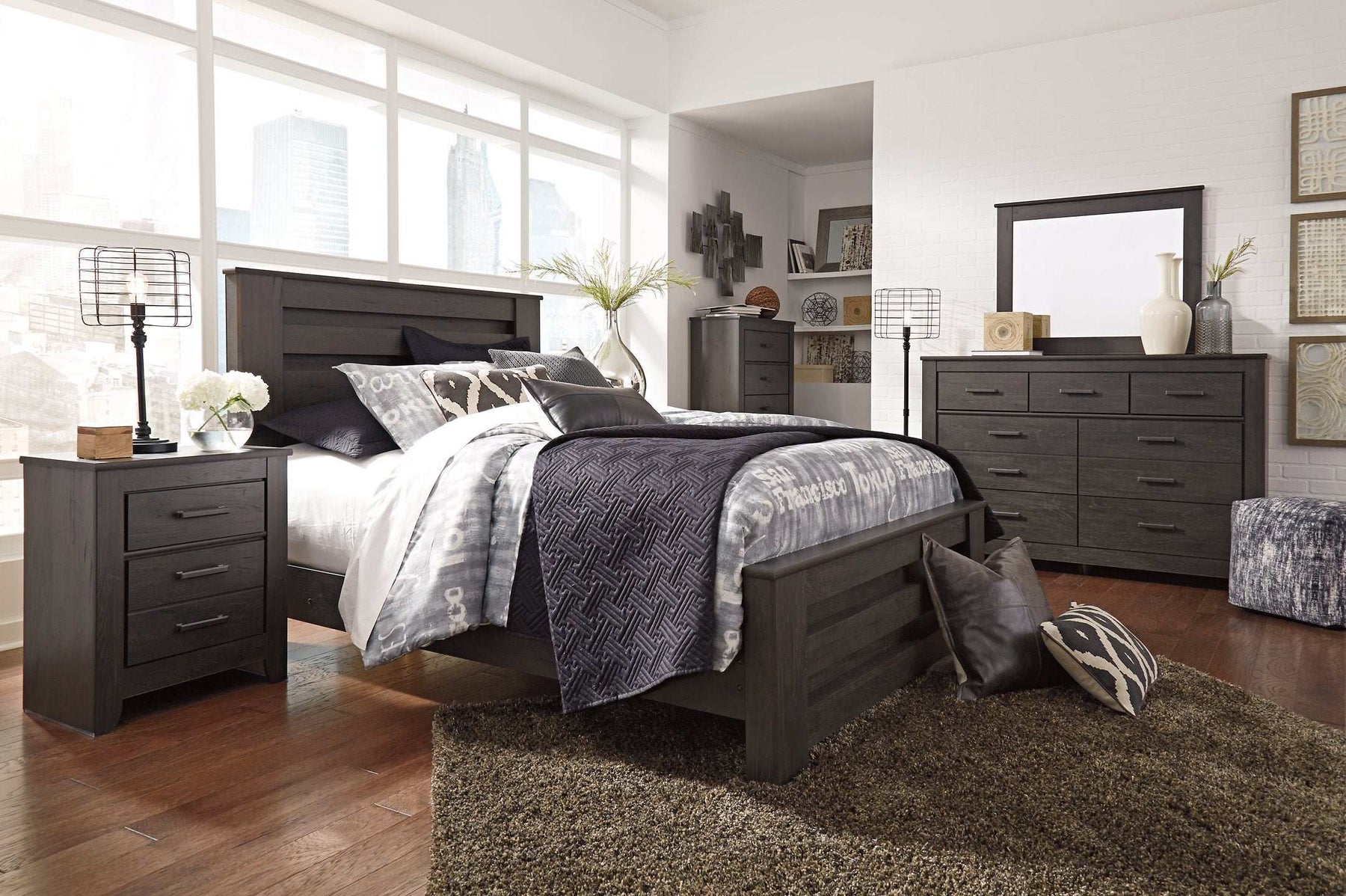 Brinxton Bed - Bed - Half Price Furniture