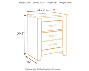 Brinxton Nightstand - Nightstand - Half Price Furniture