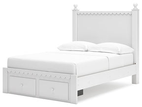 Mollviney Panel Storage Bed Half Price Furniture