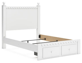 Mollviney Panel Storage Bed Half Price Furniture
