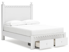 Mollviney Panel Storage Bed Half Price Furniture