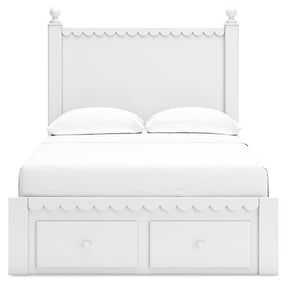Mollviney Panel Storage Bed Half Price Furniture