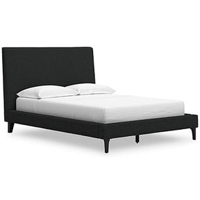 Cadmori Upholstered Bed with Roll Slats - Bed - Half Price Furniture