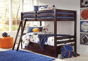 Halanton Youth Bunk Bed with 1 Large Storage Drawer Half Price Furniture