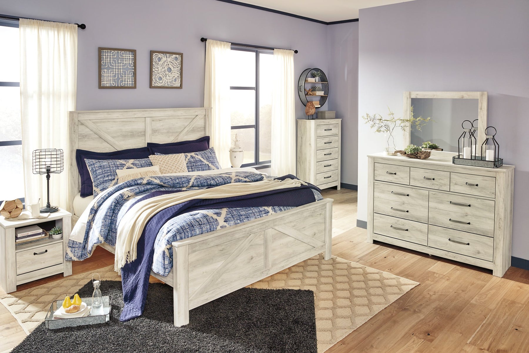 Bellaby Crossbuck Bed - Half Price Furniture