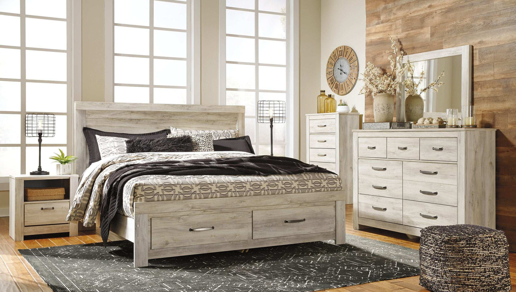 Bellaby Bed with 2 Storage Drawers Half Price Furniture