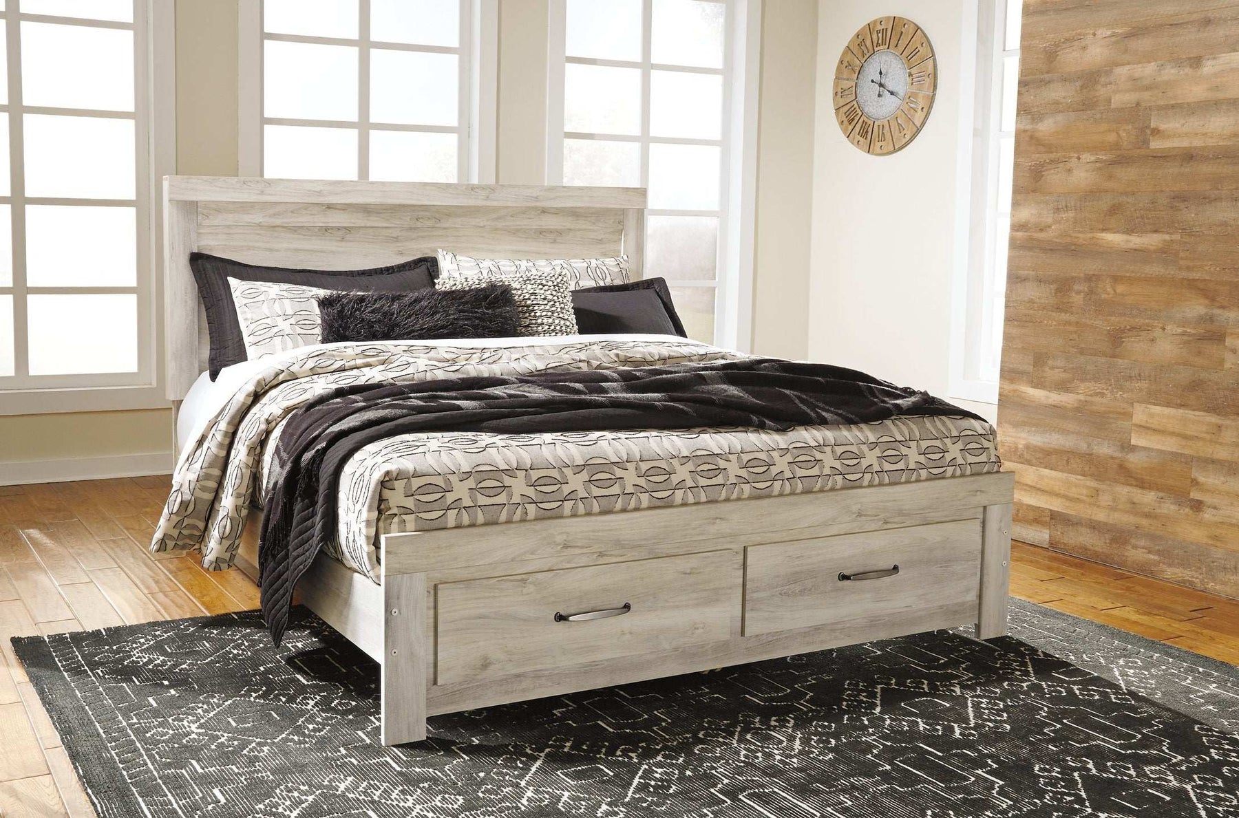 Bellaby Bed with 2 Storage Drawers Half Price Furniture