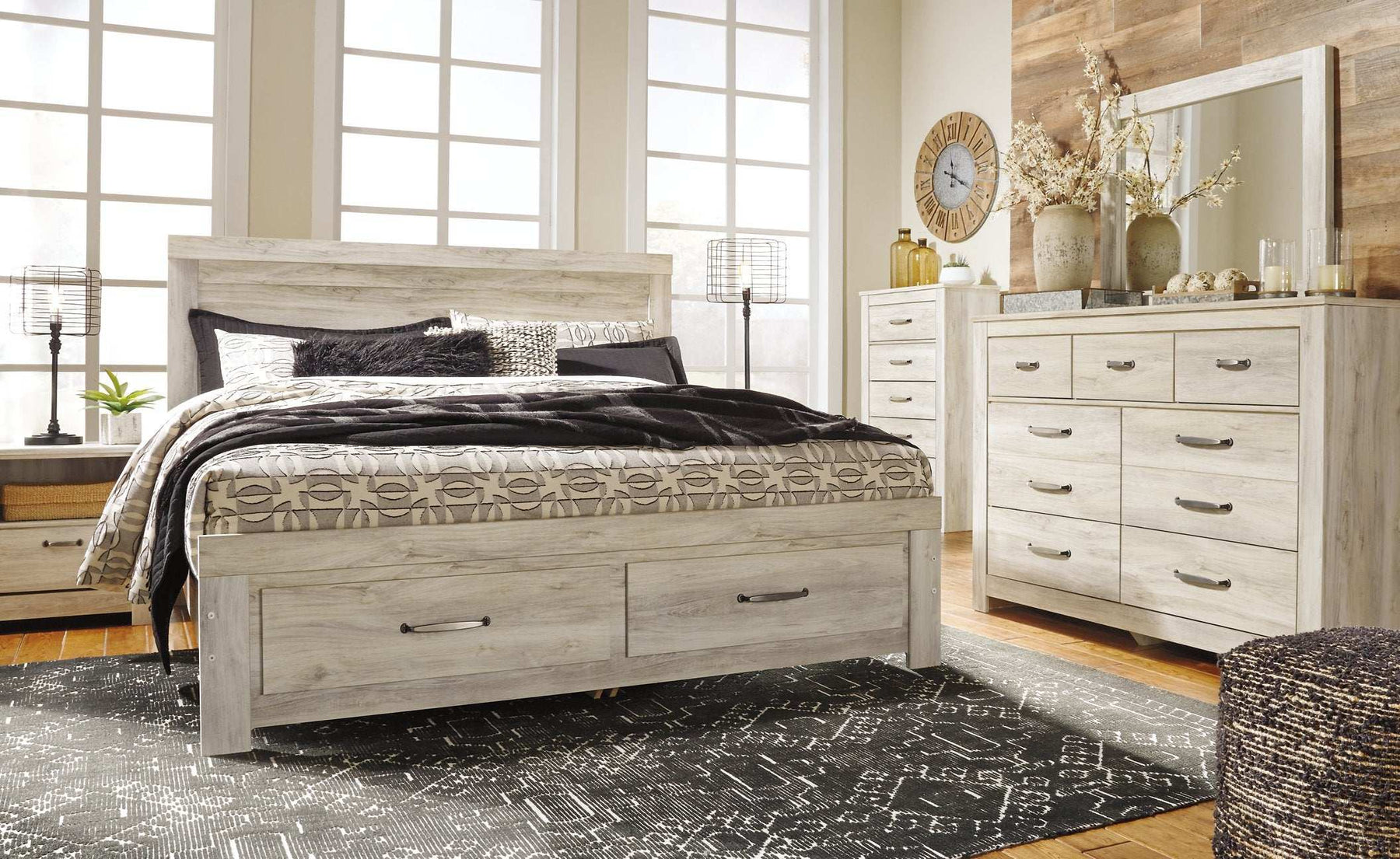 Bellaby Bed with 2 Storage Drawers Half Price Furniture