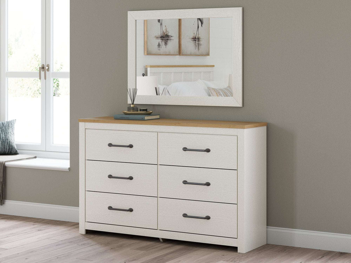 Linnocreek Dresser and Mirror Half Price Furniture